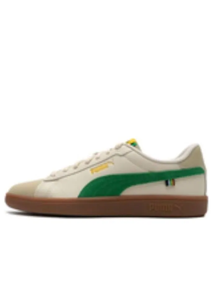 Кроссовки PUMA Smash 3.0 Football24 'Beige Green Gum' — изображение 1 из 4, бежевый