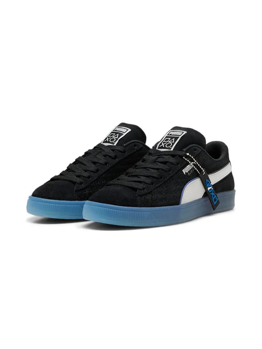 Кроссовки PUMA x Playstation Suede 'Black Glacial Grey' — изображение 3 из 6, черный