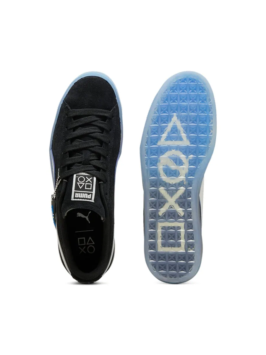 Кроссовки PUMA x Playstation Suede 'Black Glacial Grey' — изображение 6 из 6, черный