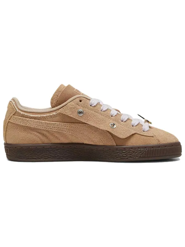 Кроссовки suede x x-girl 'toasted almond' Puma — изображение 2 из 4, коричневый