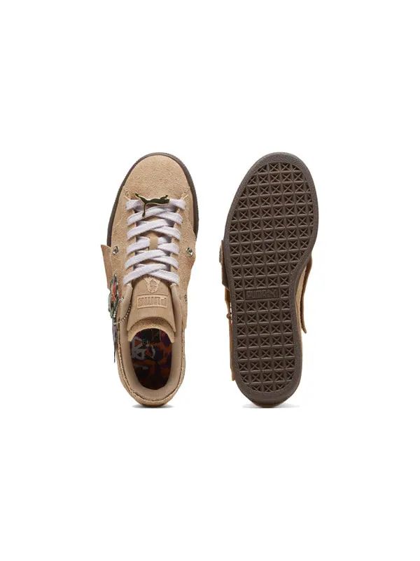 Кроссовки suede x x-girl 'toasted almond' Puma — изображение 4 из 4, коричневый