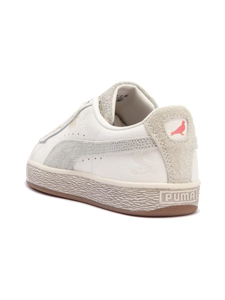 Кроссовки PUMA x Staple Suede 'White Grey' — изображение 4 из 6, белый