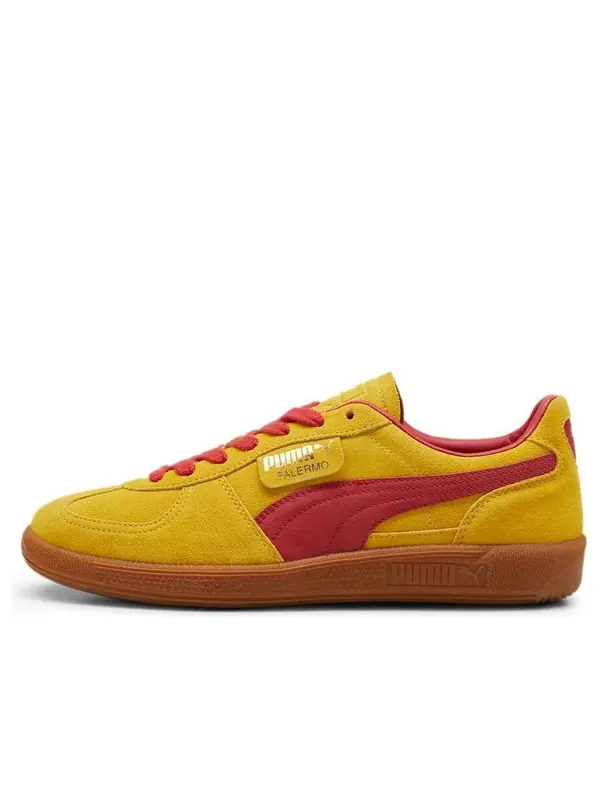 Кроссовки palermo 'pel yellow club red' Puma — изображение 1 из 4, желтый/красный