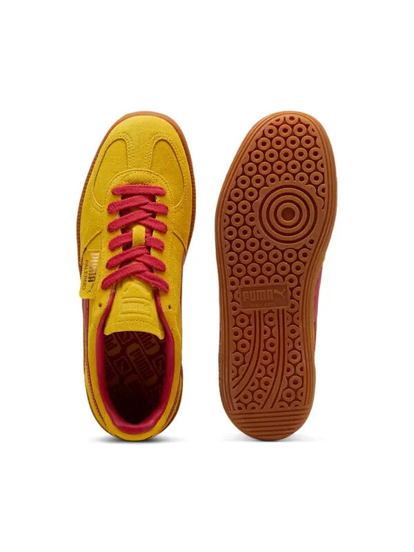 Кроссовки palermo 'pel yellow club red' Puma — изображение 4 из 4, желтый/красный