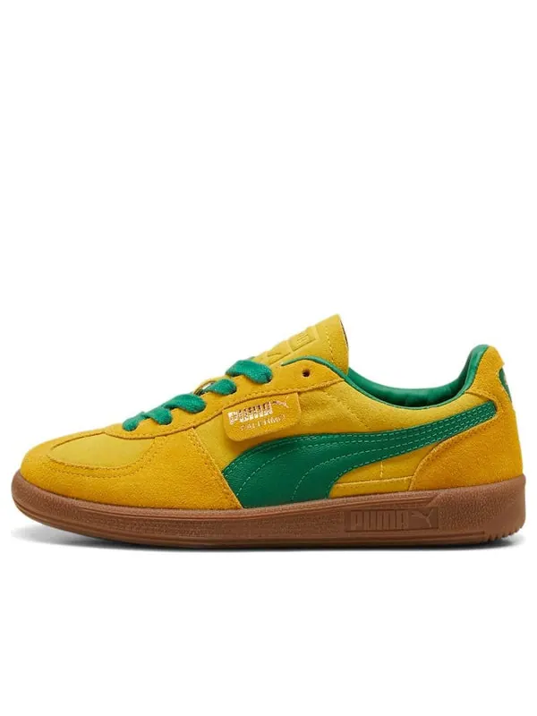 Кроссовки palermo 'pel yellow' Puma — изображение 1 из 4, желтый/зеленый