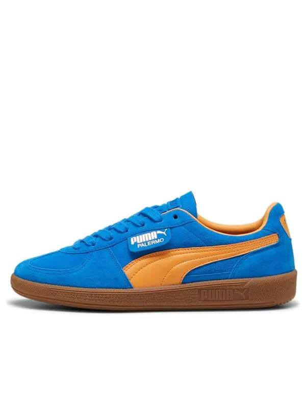 Кроссовки palermo 'ultra blue clementine' Puma — изображение 1 из 4, синий//золотистый