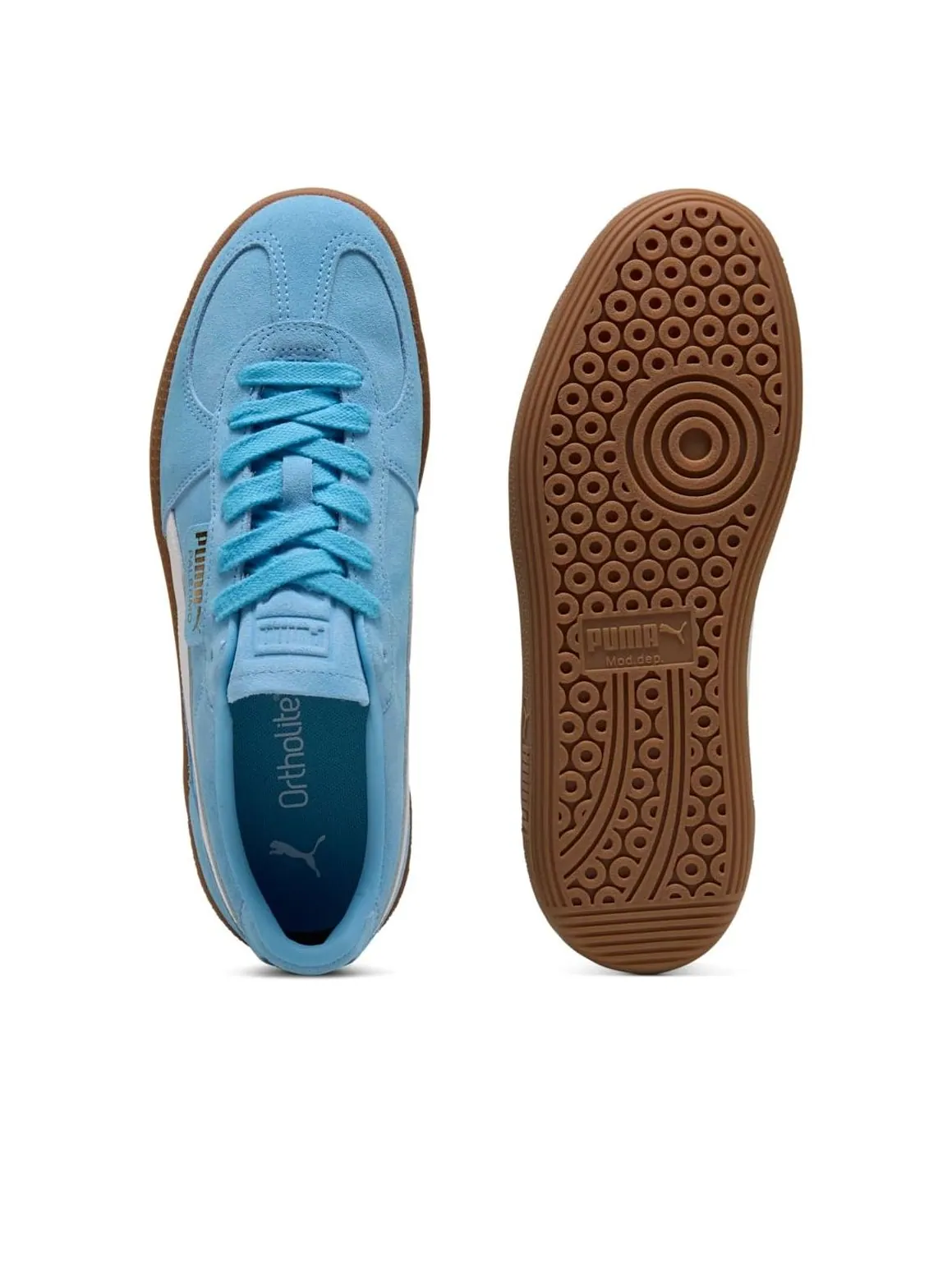 Puma Palermo 'Team Light Blue' — изображение 3 из 6, светлый синий/белый