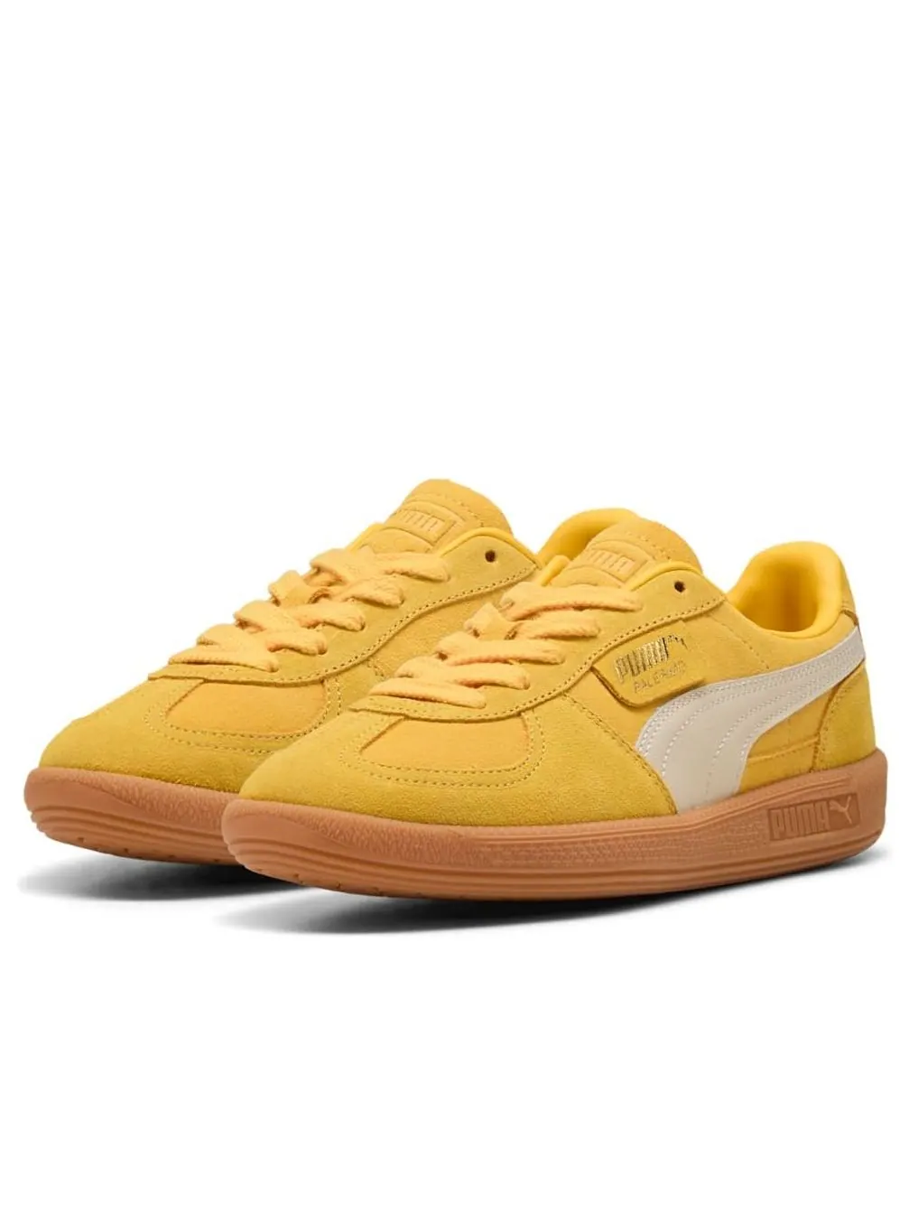 Кроссовки PUMA Palermo 'Yellow Sizzle Alpine Snow' — изображение 2 из 6, желтый