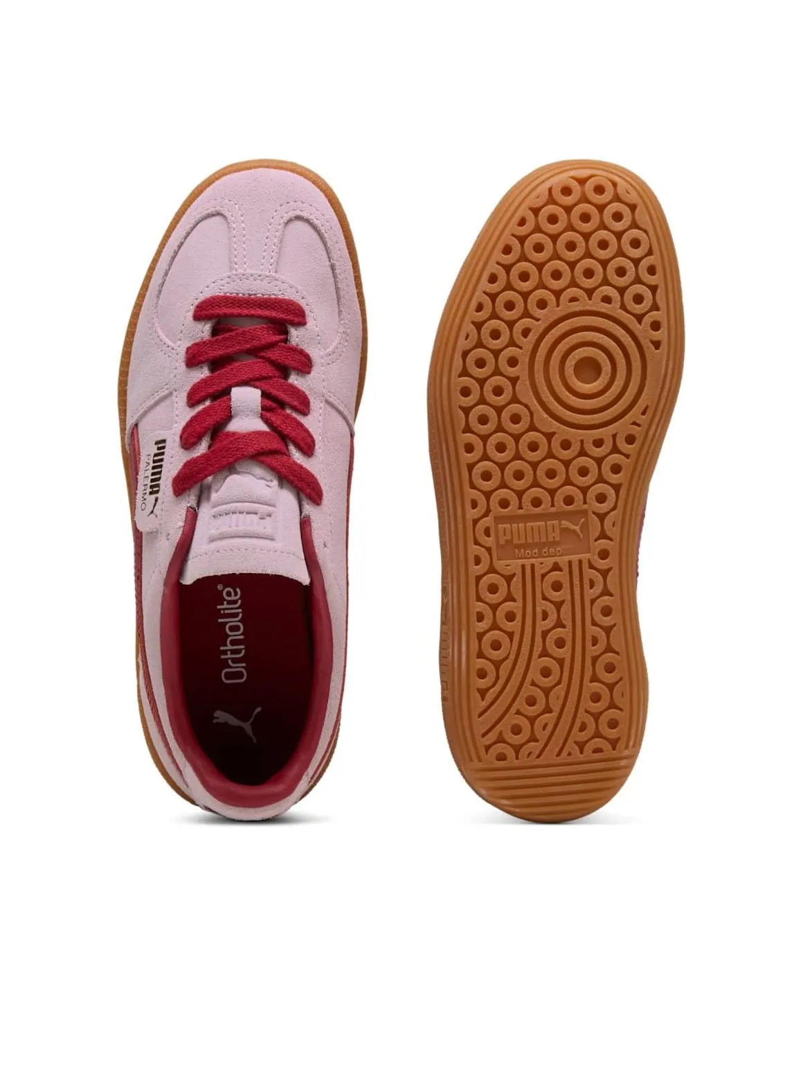 Puma Пума Палермо 'Розовый сиреневый темно-бордовый' — изображение 3 из 6, розовый/темный