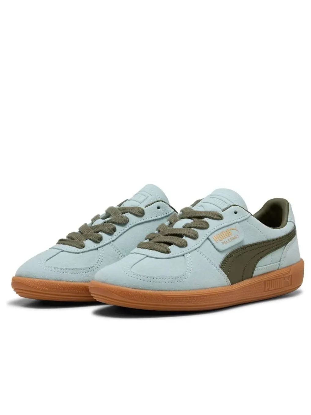 Кроссовки PUMA Palermo 'Peaceful Blue Loden Green' — изображение 2 из 6, синий