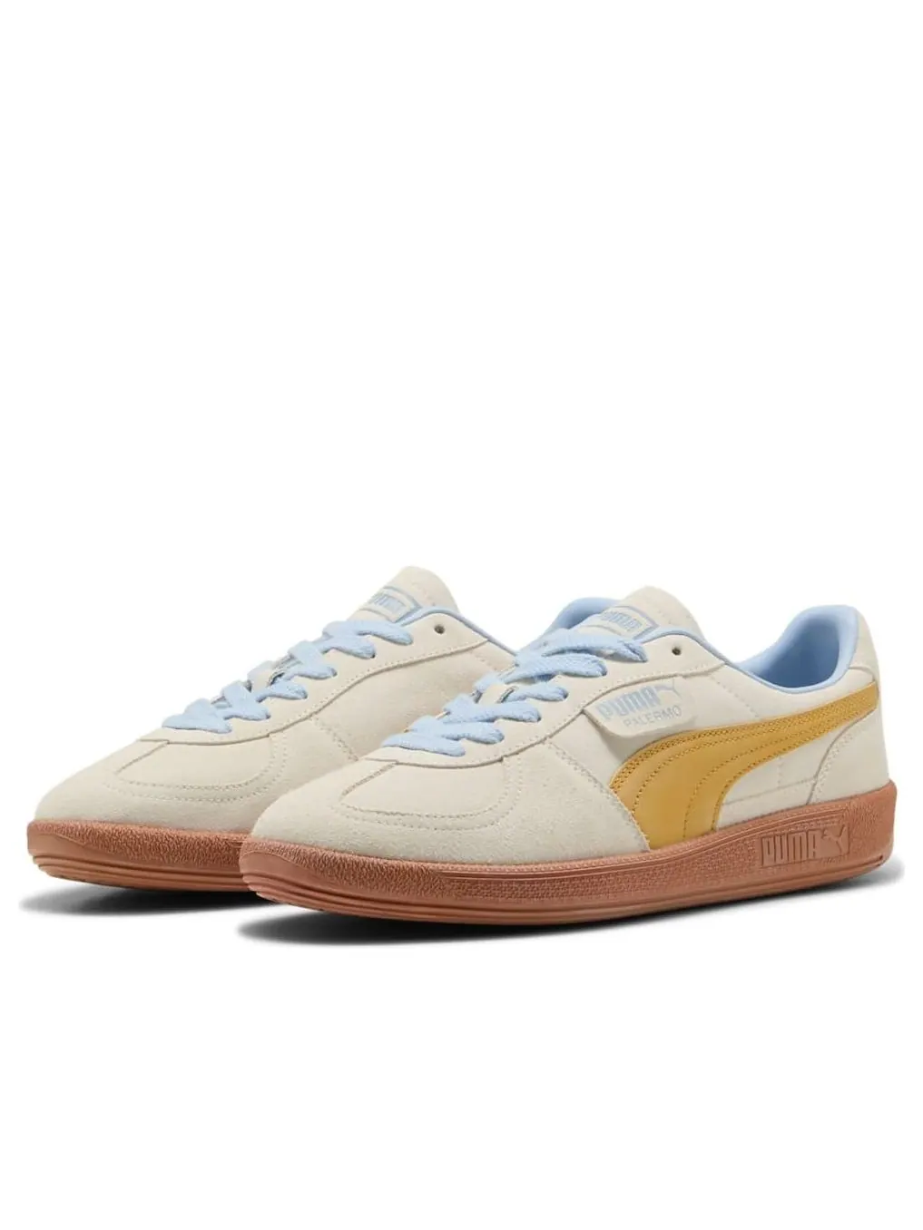 Puma Palermo 'Warm White Archive Gold' — изображение 2 из 6, белый/золотистый