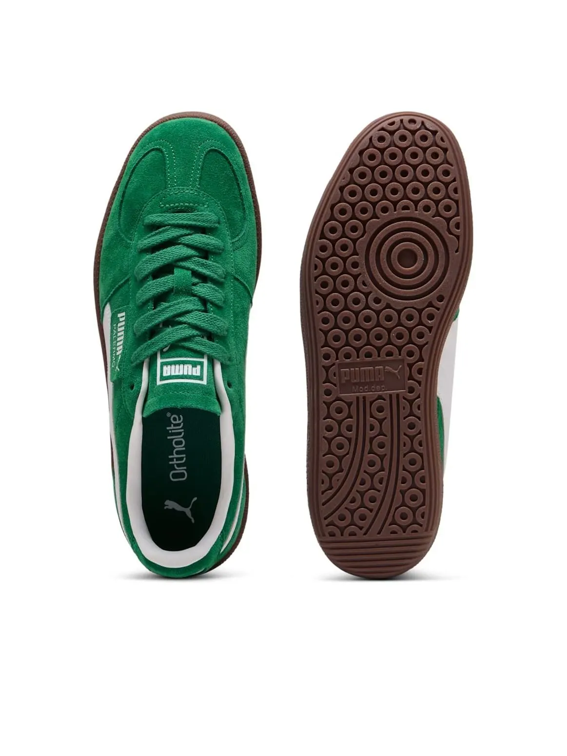 Кроссовки PUMA Palermo 'Archive Green' — изображение 3 из 6, зеленый