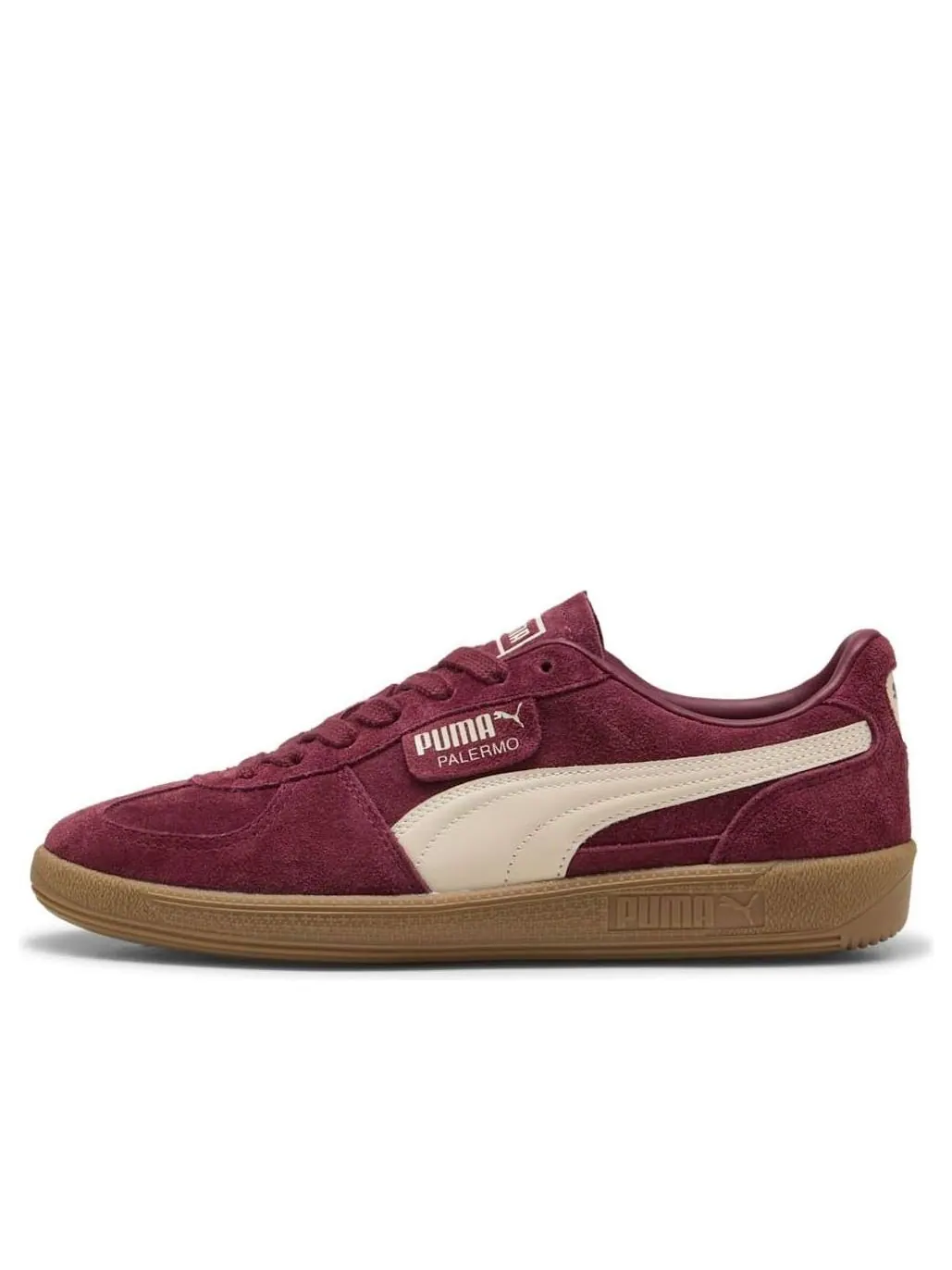 Кроссовки PUMA Palermo 'Ruby Shimmer Alpine Snow' — изображение 1 из 6, бордовый