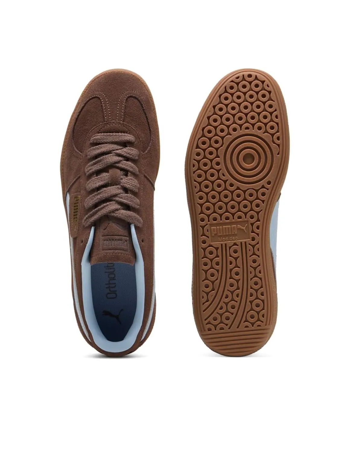 Кроссовки PUMA Palermo 'Flat Bronze' — изображение 3 из 6, коричневый
