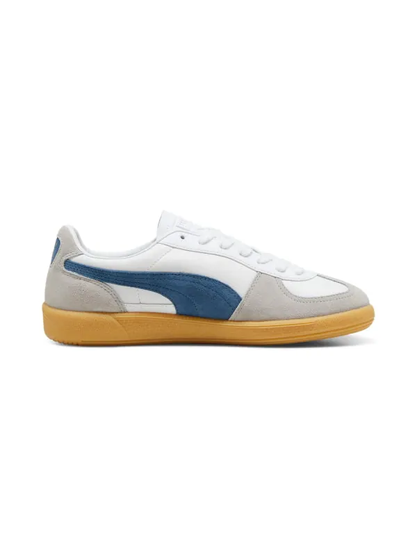 Кроссовки palermo leather 'white blue horizon' Puma — изображение 2 из 4, белый/синий