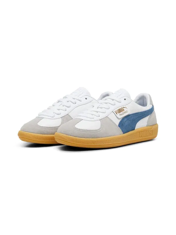 Кроссовки palermo leather 'white blue horizon' Puma — изображение 3 из 4, белый/синий