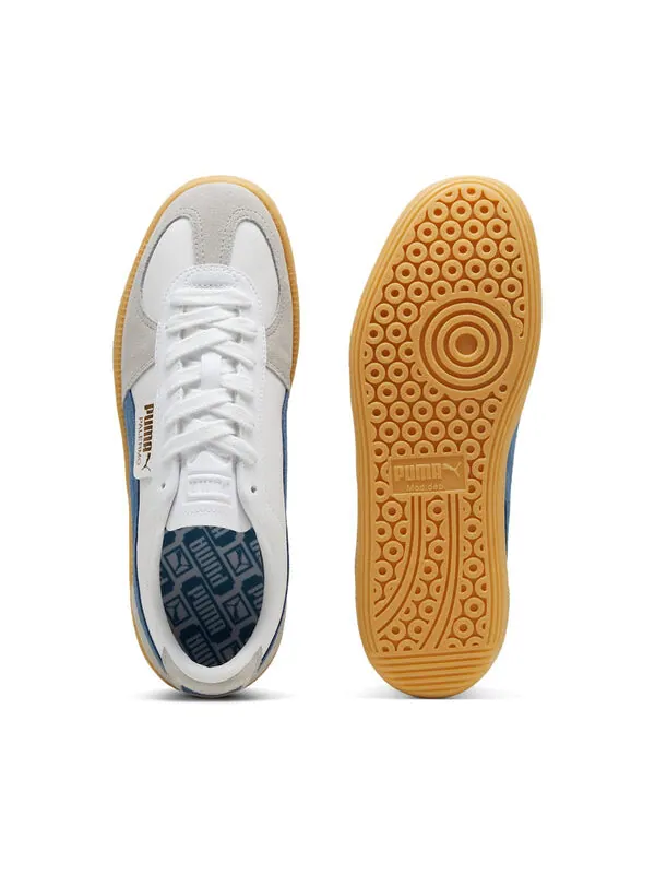 Кроссовки palermo leather 'white blue horizon' Puma — изображение 4 из 4, белый/синий