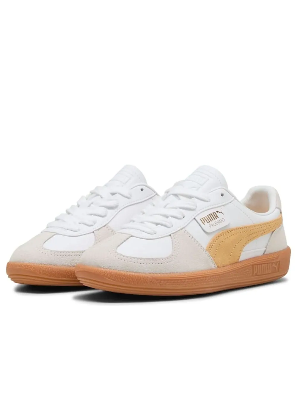 Puma Palermo Leather 'Puma White Almost Apricot' — изображение 2 из 6, белый