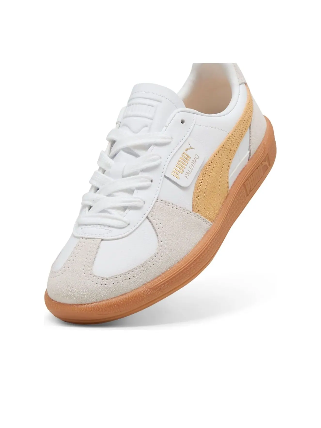 Puma Palermo Leather 'Puma White Almost Apricot' — изображение 5 из 6, белый