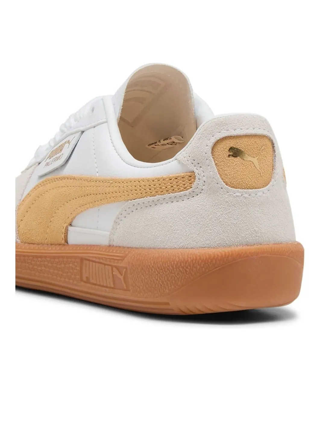 Кроссовки PUMA Palermo Leather 'PUMA White Almost Apricot' — изображение 4 из 6, белый