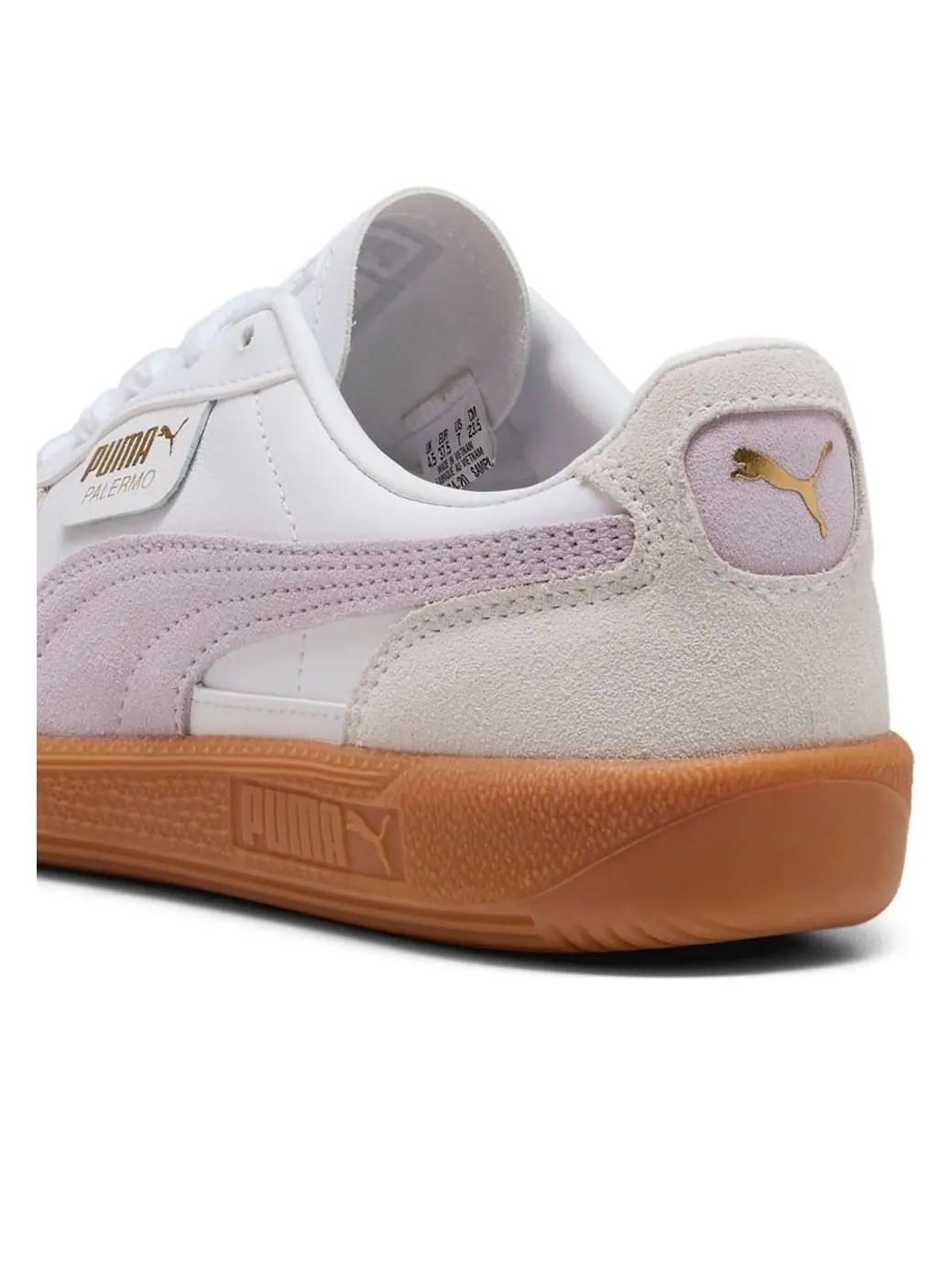 Кроссовки PUMA Palermo Leather 'White Lilac Frost' — изображение 4 из 6, белый