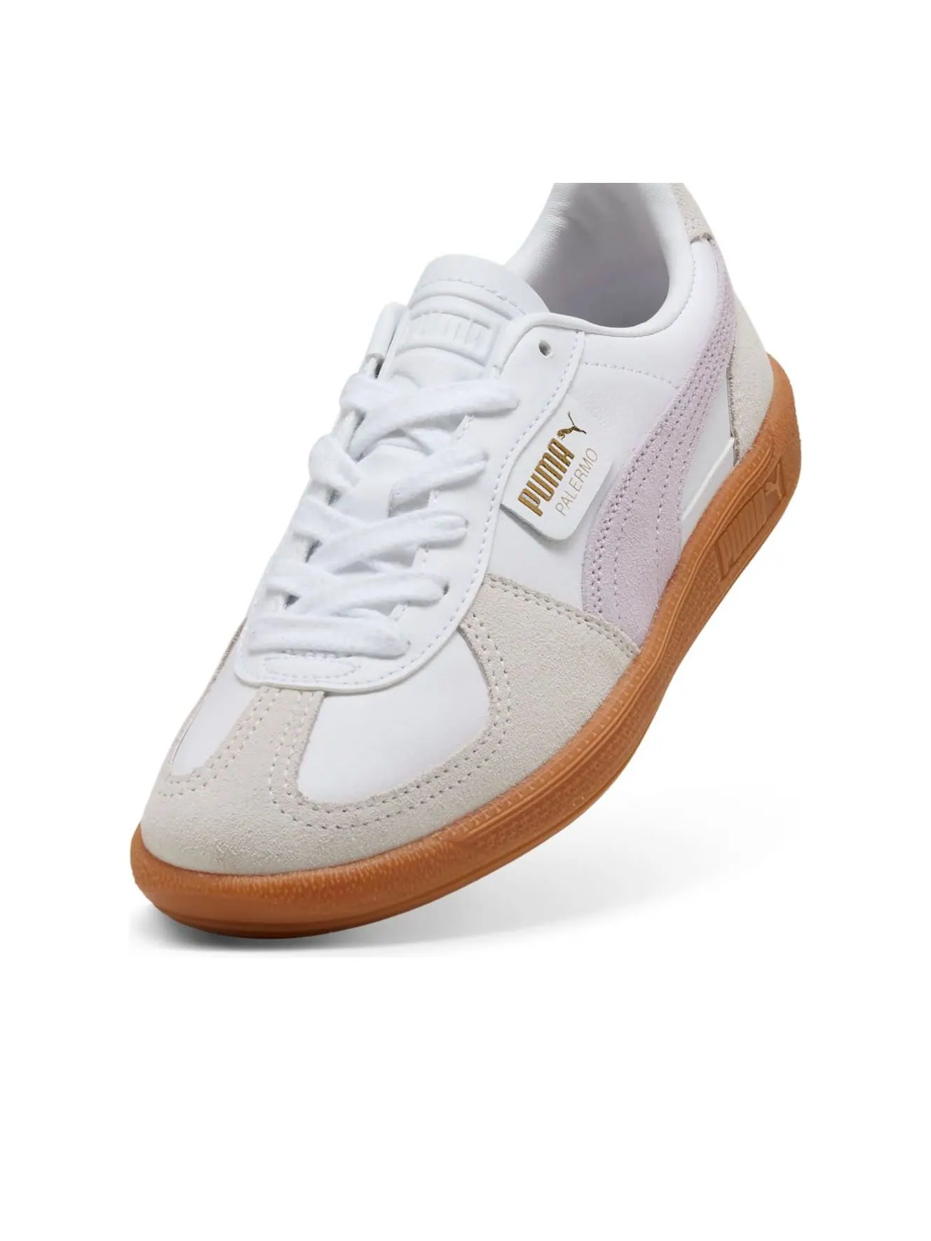 Кроссовки PUMA Palermo Leather 'White Lilac Frost' — изображение 5 из 6, белый