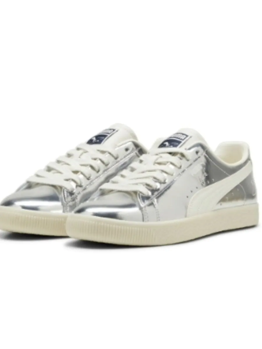 Кроссовки (WMNS) PUMA Clyde 'Silver' — изображение 1 из 3, серебряный