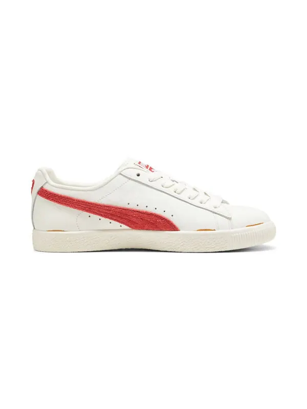 Кроссовки clyde neverworn 3 'white club red' Puma — изображение 2 из 4, белый/красный