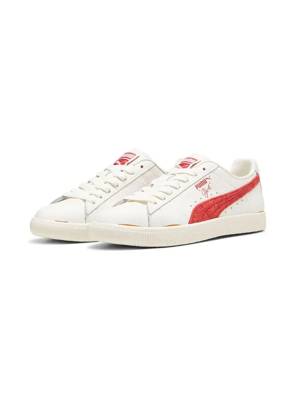 Кроссовки clyde neverworn 3 'white club red' Puma — изображение 3 из 4, белый/красный