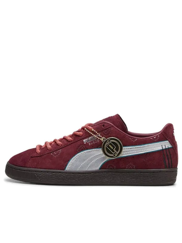 Кроссовки x one piece suede 'red hair pirates' Puma — изображение 1 из 3, красный/серебристый