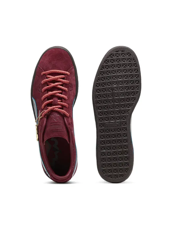 Кроссовки x one piece suede 'red hair pirates' Puma — изображение 3 из 3, красный/серебристый