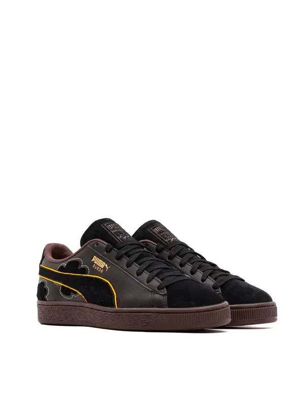 Кроссовки x one piece suede 'blackbeard' Puma — изображение 3 из 4, черный/темный