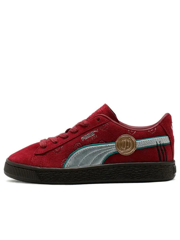 Кроссовки x one piece suede 'red hair pirates' Puma — изображение 1 из 4, красный/серебристый