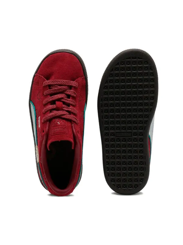 Кроссовки x one piece suede 'red hair pirates' Puma — изображение 4 из 4, красный/серебристый