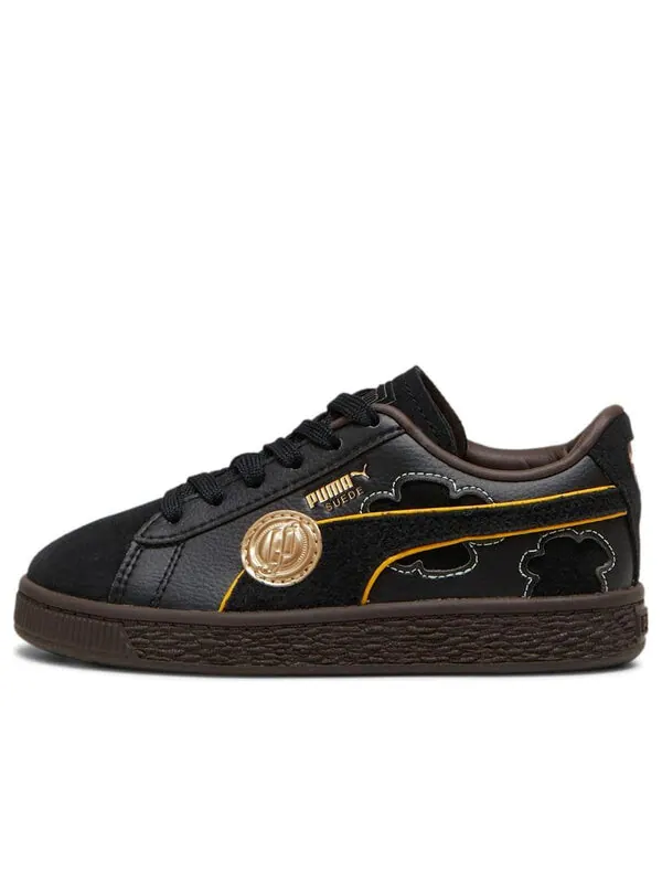 Кроссовки x one piece suede 'blackbeard' Puma — изображение 1 из 4, черный/темный