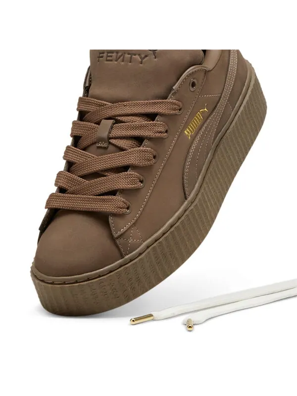 Кроссовки x fenty creeper phatty 'earth tone pack - totally taupe' Puma — изображение 4 из 4, золотистый/белый
