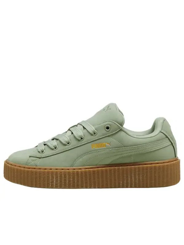 Кроссовки x fenty creeper phatty 'earth tone pack - green fog' Puma — изображение 1 из 1, зеленый/золотистый