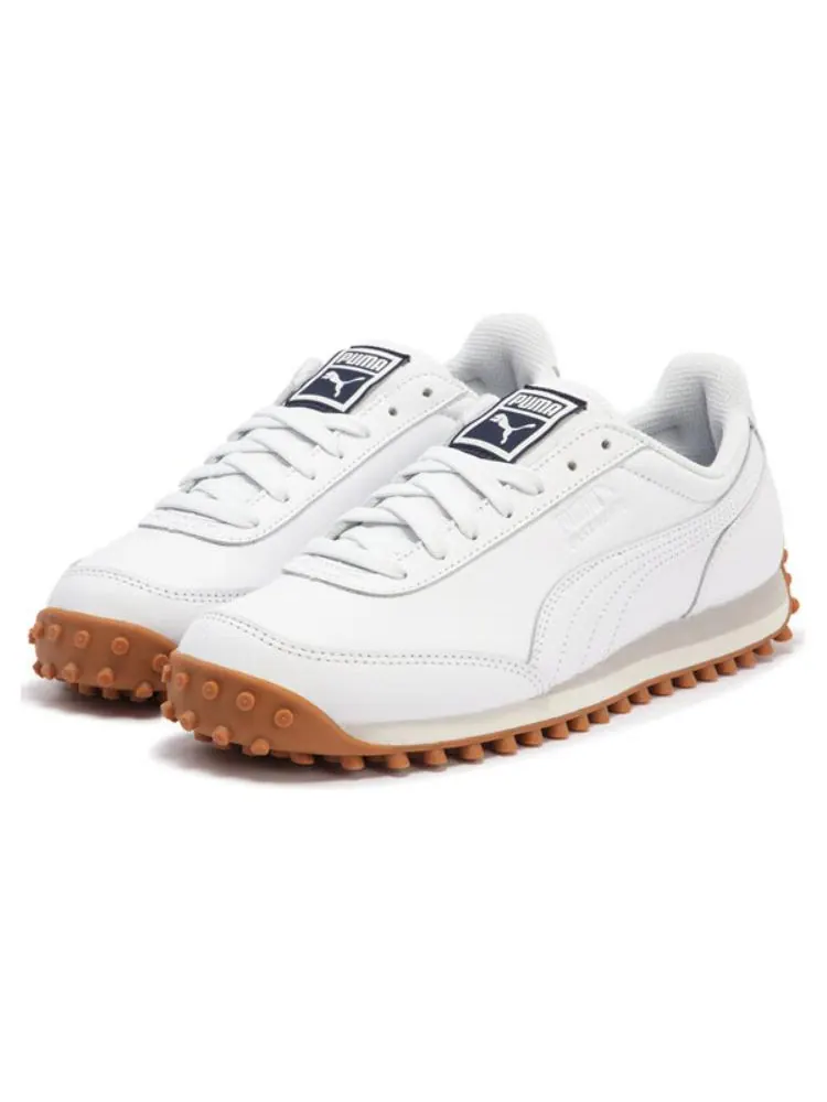 Кроссовки PUMA Fast Rider Navy Pack 'White Tan' — изображение 3 из 5, белый