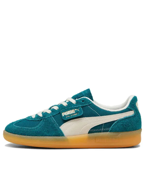 Кроссовки palermo vintage 'cold green' Puma — изображение 1 из 4, зеленый/слоновая кость