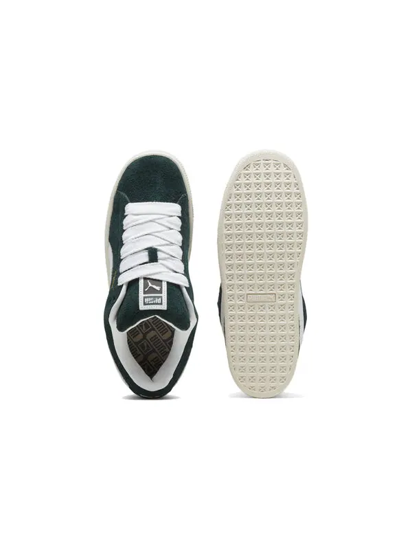 Кроссовки suede xl shoes 'hairy green' Puma — изображение 4 из 4, зеленый/белый