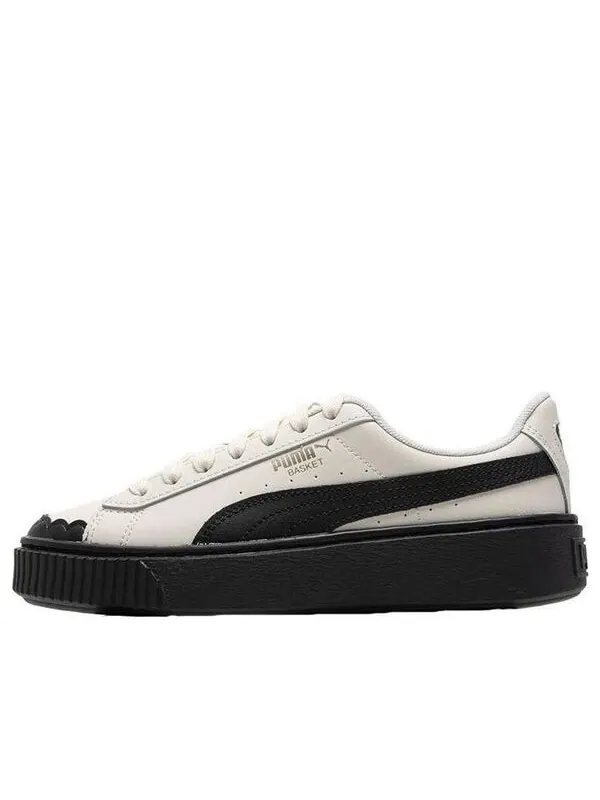 Кроссовки basket 'cream white black' Puma — изображение 1 из 4, белый/черный