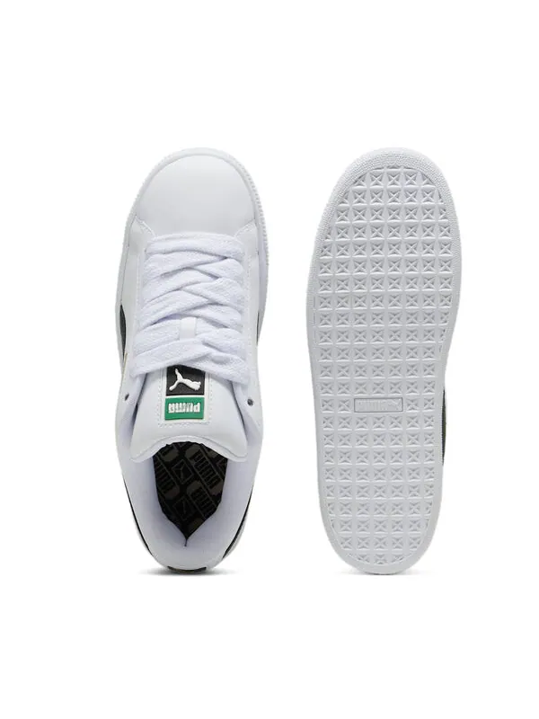 Кроссовки suede xl 'white black' Puma — изображение 4 из 4, белый/черный