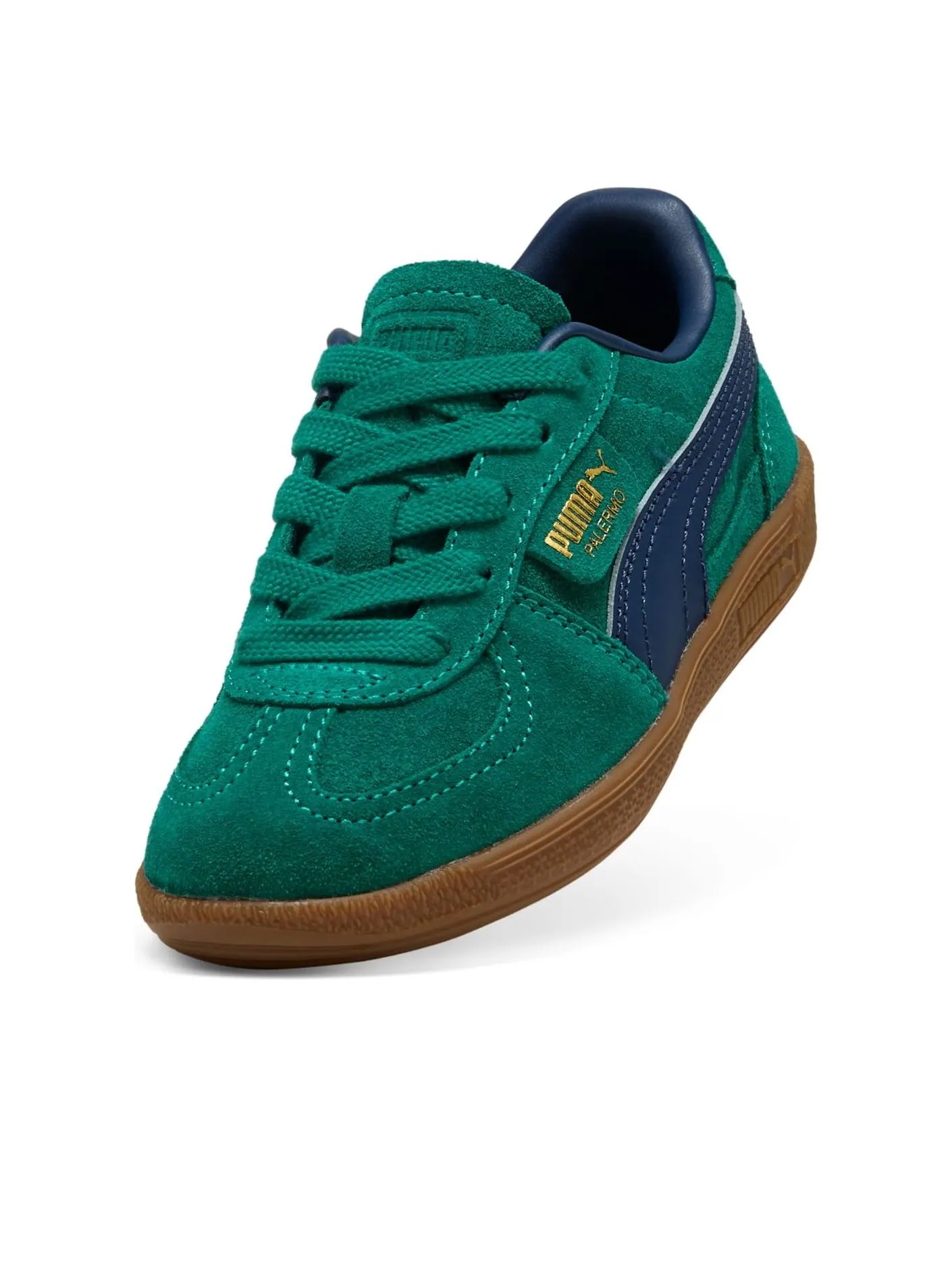 Кроссовки (PS) PUMA Palermo 'Wild Green Persian Blue' — изображение 3 из 6, зеленый