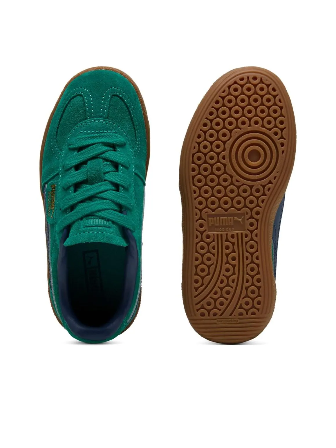 Кроссовки (PS) PUMA Palermo 'Wild Green Persian Blue' — изображение 5 из 6, зеленый