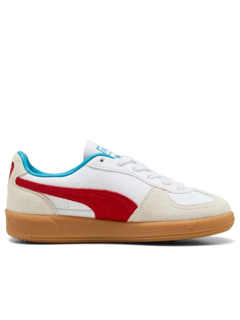 (GS) Puma Palermo Leather 'White Red' — изображение 2 из 6, белый/красный