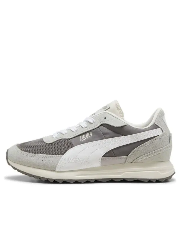 Кроссовки road rider suede 'cast iron' Puma — изображение 1 из 4, белый