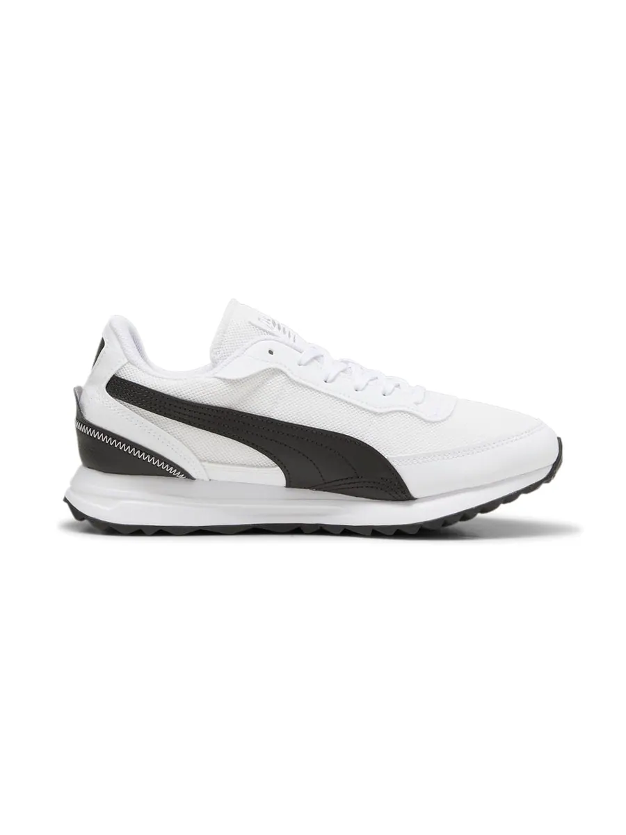 Кроссовки PUMA Road Rider Leather 'White Black' — изображение 2 из 6, белый