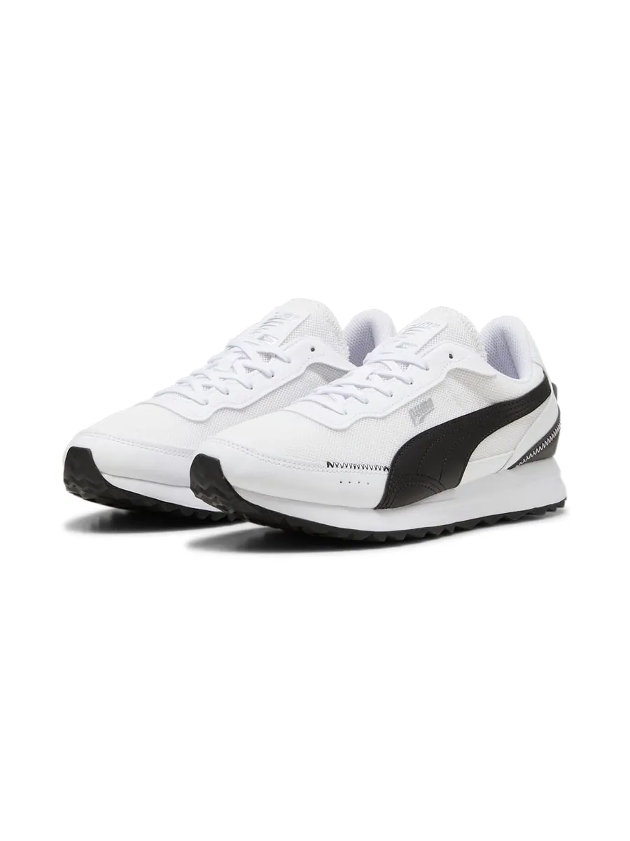 Кроссовки PUMA Road Rider Leather 'White Black' — изображение 3 из 6, белый