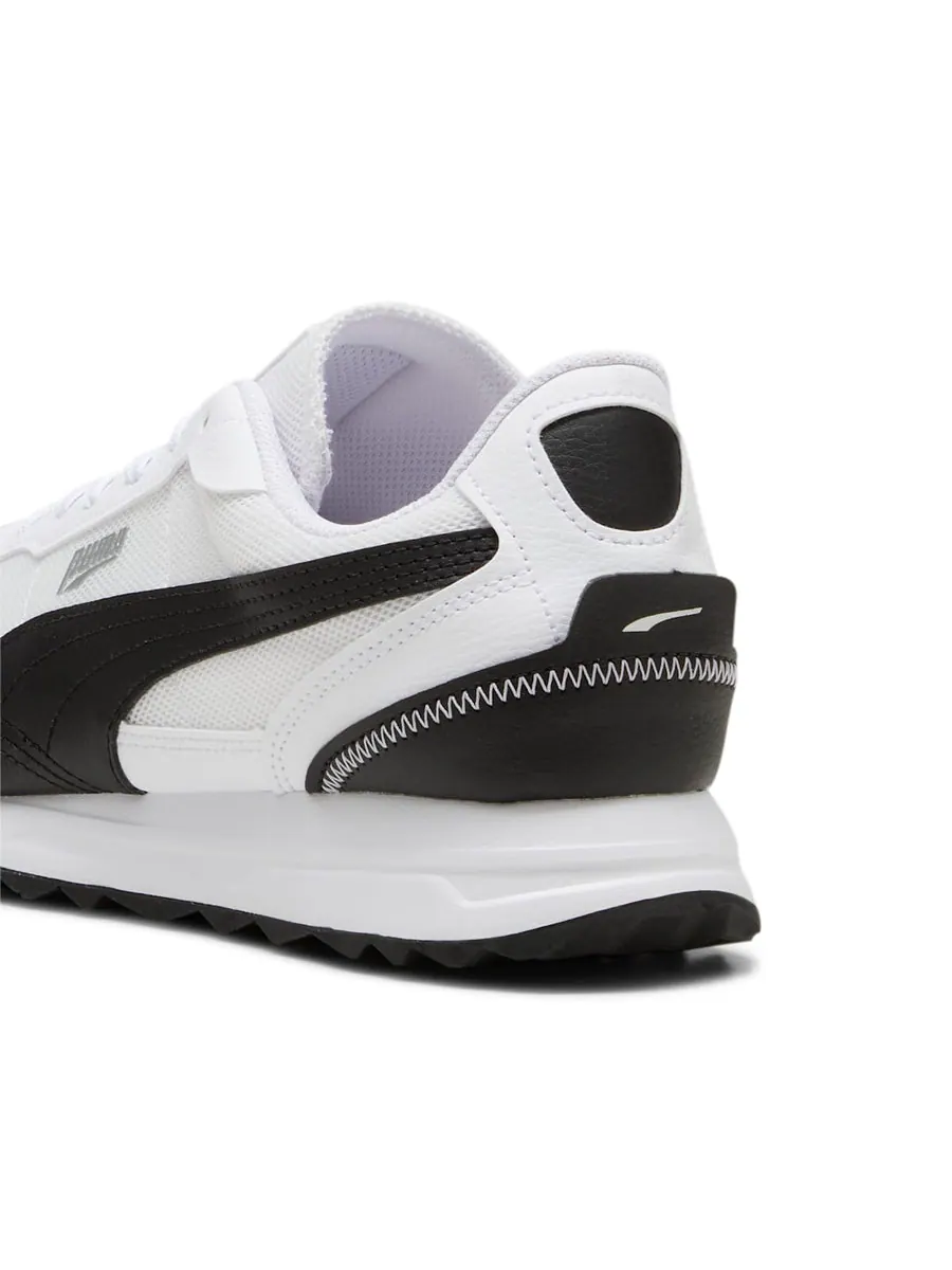 Кроссовки PUMA Road Rider Leather 'White Black' — изображение 5 из 6, белый