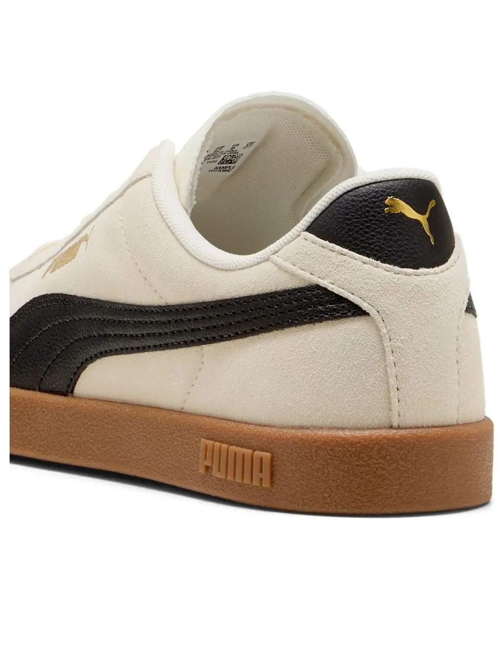 Кроссовки PUMA Club II 'Beige Black Gum' — изображение 4 из 6, бежевый